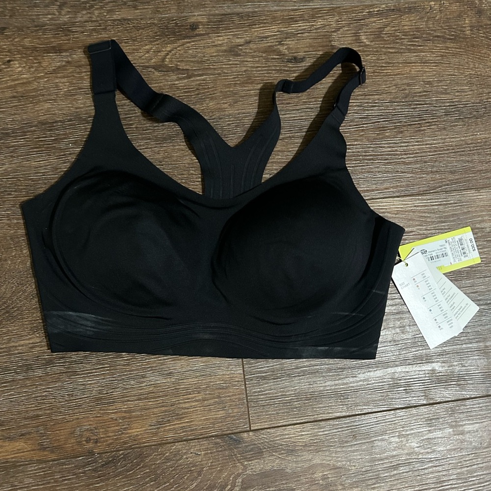 all in motion Black Padded Racerback Sports Bra